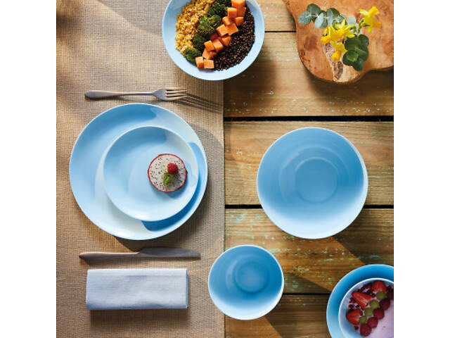 Салатник Luminarc Diwali 21 см Light Blue (P2614) - Фото 2