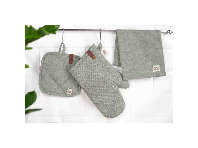 Серветка на стіл Ardesto Oliver зелений 40х40 см, 100% бавовна (ART06OG) - Фото 2