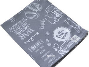 Серветка на стіл Прованс Breakfast grey 35х45 см (4823093408456)