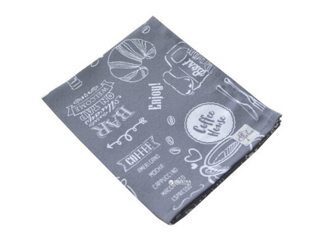 Серветка на стіл Прованс Breakfast grey 35х45 см (4823093408456) - Фото 1
