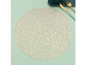 Салфетка сервировочная 7872 золотистая