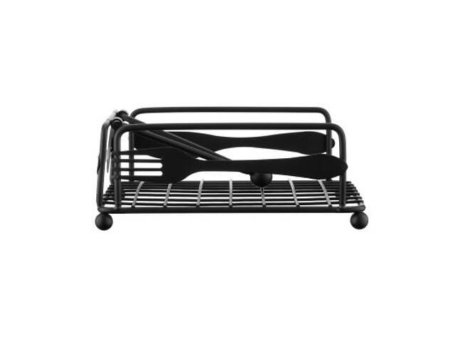 Салфетниця Ardesto Midori 18х18х7см, метал, чорний (AR0906B) - Фото 4