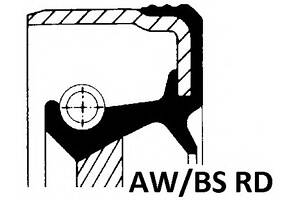 Сальник 38x50x8 колінвалу передній Combo 1.7DI/DTI/CDTI 01-