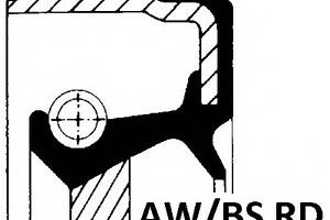 Сальник 38x50x8 колінвалу передній Combo 1.7DI/DTI/CDTI 01-