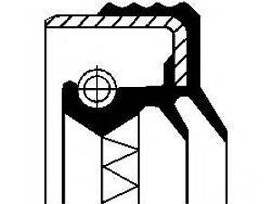 Сальник 40x55x8 КПП C-MaxFiestaFocus 04- CORTECO 12019597B на FORD FIESTA (GFBT)