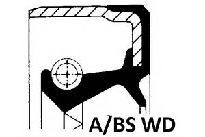 Сальник 55x75x8 ступиці перед.410/Sprinter (внутр.)