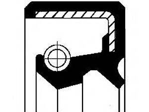 Сальник гумометалевий CORTECO 07033419B на CITROËN BX (XB-_)