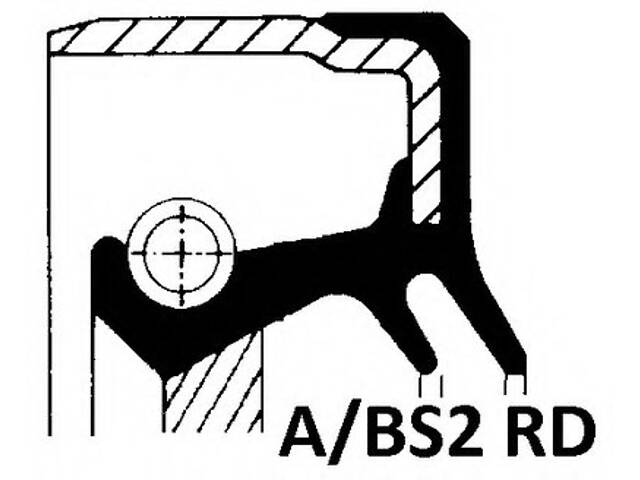 Сальник хвостовика MB 207-609/Sprinter/VW LT (40x7