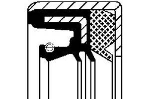 Сальник коленвала передний /хвостовика, OM904-906 (78x135x12/21,5)