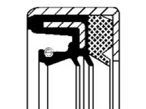 Сальник півосі, 2.0-2.8 + TDI 94-02