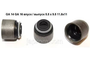 Сальники клапанов Nissan Almera N15 Suny N14 Primera P10 P11 GA14 GA16 - 16шт. Elring