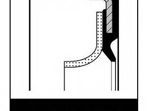 Сальник колінчастого вала ELRING 354090 на MERCEDES-BENZ VARIO Одноосный тягач