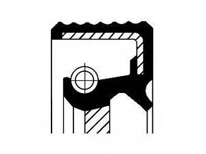 Сальник колінчастого вала передній CORTECO 20026412B на VW PASSAT (362)