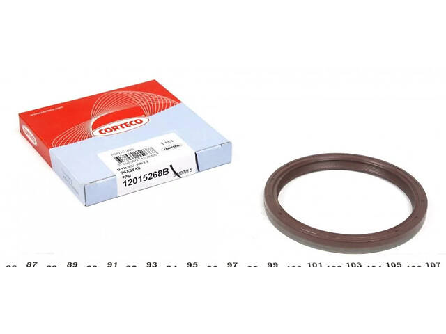 Сальник колінчастого валу CORTECO 12015268B Fiat Panda, Punto, 500, Grande Punto, 500L, Doblo, Linea 71754491, 7724665 - Фото 1