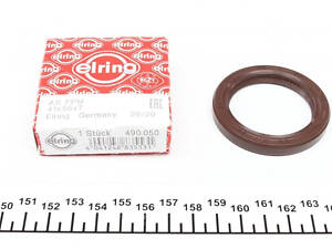 Сальник колінчастого валу ELRING 490.050 Acura MDX, TL, RDX; Honda Legend, Pilot, Accord 91212R70A02, 91212R70A01, 91212