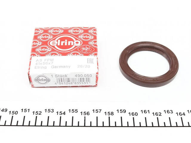 Сальник колінчастого валу ELRING 490.050 Acura MDX, TL, RDX; Honda Legend, Pilot, Accord 91212R70A02, 91212R70A01, 91212 - Фото 1