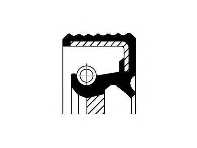 Сальник, механическая коробка передач CORTECO 01025576B на SKODA FAVORIT (781) - Фото 1