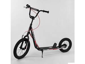 Самокат МХ 10700 `` Corso`` колеса надувні, переднє 16`` / заднє 12``, ручне переднє гальмо