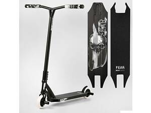 Самокат трюковий МТ-30377 Best Scooter &quot;FEAR&quot;, SCS-система, ПЕГИ, алюмінієвий диск та дека, колеса PU, d=115мм