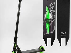 Самокат трюковий МТ-60611 Best Scooter &quot;FEAR&quot;, SCS-система, ПЕГИ, алюмінієвий диск та дека, колеса PU, d=115мм