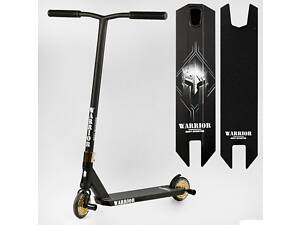 Самокат трюковий Т-50615 Best Scooter &quot;Warrior&quot;, HIC-система, ПЕГИ, алюмінієвий диск та дека, колеса PU, d=120
