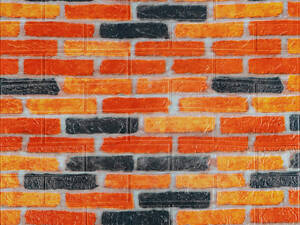 Самоклеюча 3D панель 700х770х3мм Матова Катеринославська цегла (047-3m) SW-00001440