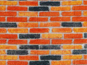 Самоклеюча 3D панель під бежево-коричневу цеглу катеринослав 700х770х3мм (047-3m) SW-00001440