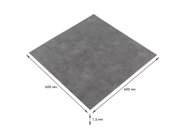 Самоклеящаяся LVT плитка 600*600*1.5mm (D) SW-00001595 - Фото 2