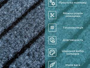 Самоклеящаяся плитка под ковролин 300*300*4,5MM (D) SW-00002484