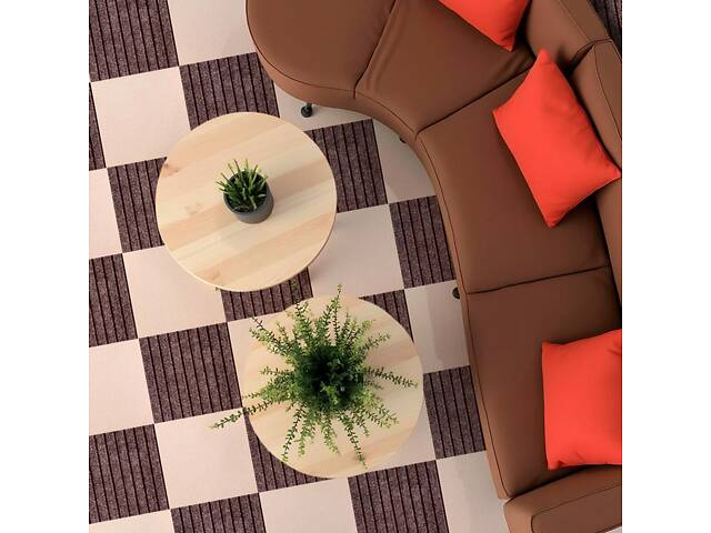 Самоклеюча плитка під ковролін моко 300*300*4,5MM (D) SW-00002488 - Фото 5