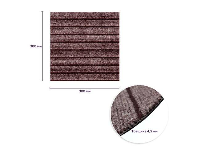 Самоклеюча плитка під ковролін моко 300*300*4,5MM (D) SW-00002488 - Фото 2