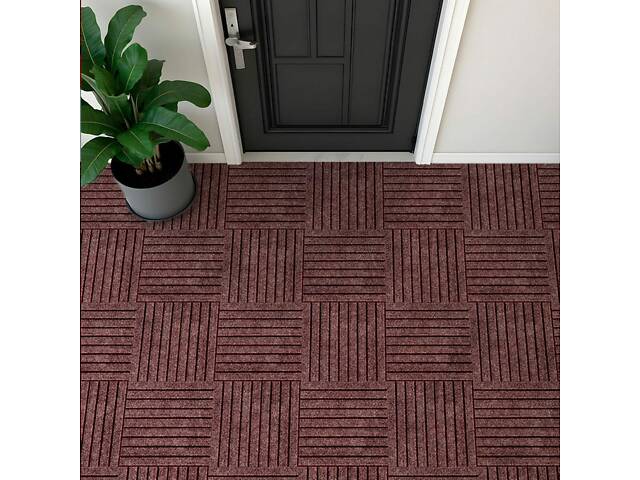 Самоклеюча плитка під ковролін моко 300*300*4,5MM (D) SW-00002488 - Фото 4