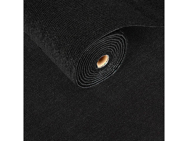 Самоклеящаяся плитка под ковролин в рулоне чёрный 600х3000мм SW-00002588 - Фото 1