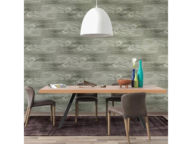 Самоклеюча вінілова плитка сіре дерево, ціна за 1 шт. (СВП-001) Матова SW-00000283 - Фото 5