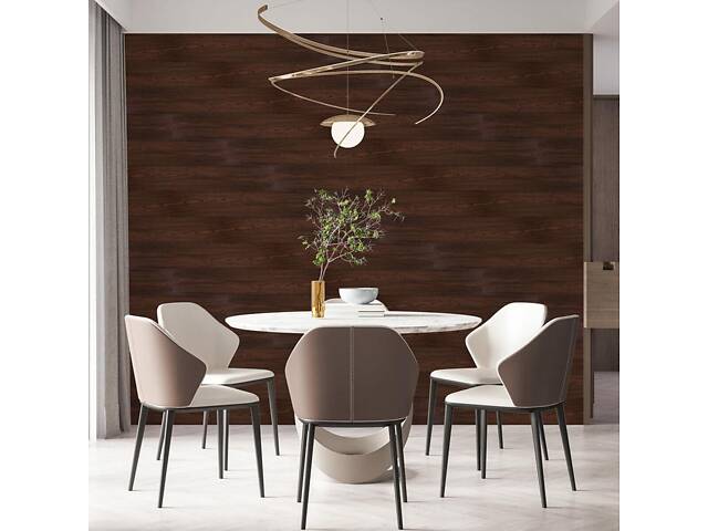 Самоклеюча вінілова плитка венге, ціна за 1 шт. (СВП-011) Матова SW-00001130 - Фото 5