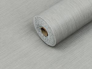 Самоклеящаяся виниловая плитка в рулоне 600х3000х2мм Светло-серый холст Мат SW-00002033