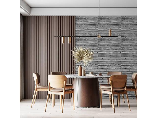 Самоклеящаяся 3D панель 19600x700x3мм Дерево Зебра love-shopping - Фото 7