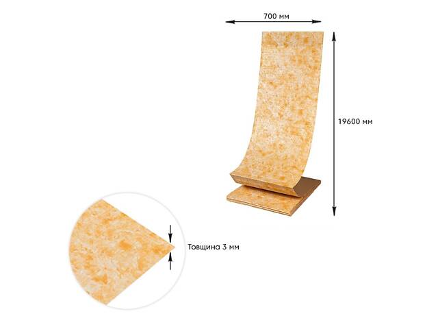 Самоклеюча 3D панель 19600x700x3мм Мармур Бежевий SW-00001473 - Фото 4