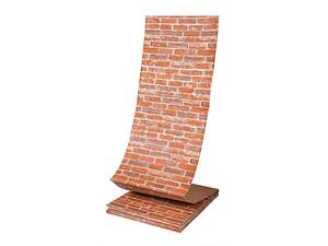 Самоклеящаяся 3D панель 19600x700x3мм Красная Екатеринославская Кирпич love-shopping