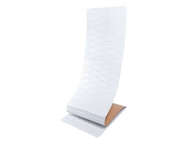 Самоклеюча 3D панель 19600x700x5мм Біла Кладка SW-00001335 - Фото 1