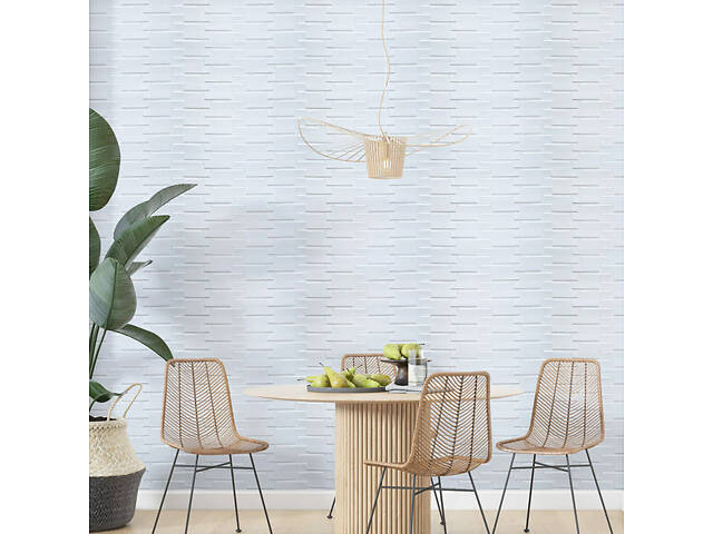 Самоклеюча 3D панель 3080x700x5мм Біла Кладка SW-00001759 - Фото 6