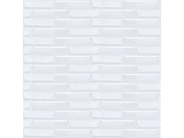 Самоклеюча 3D панель 3080x700x5мм Біла Кладка SW-00001759 - Фото 2