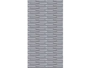 Самоклеящаяся 3D панель 3080x700x5мм Кладка Серебро love-shopping