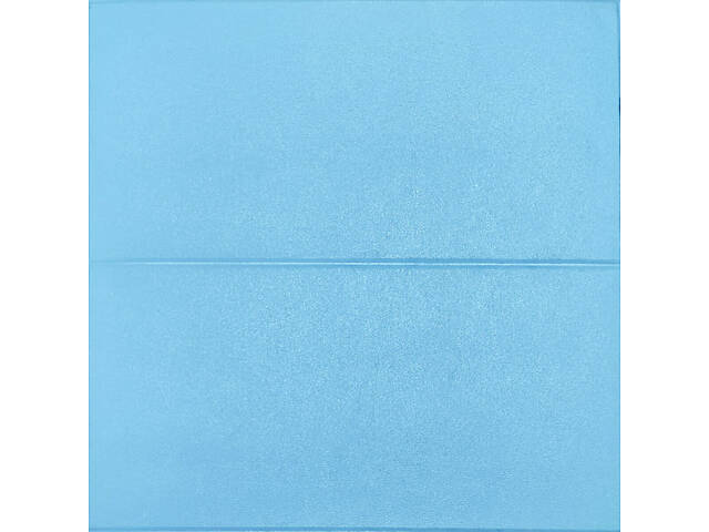 Самоклеюча 3D панель 700х600х5мм Блакитні блоки (367) SW-00001465 - Фото 1