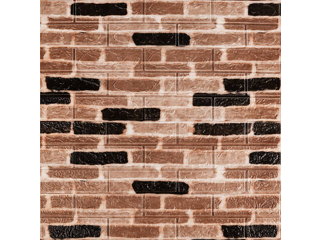 Самоклеюча 3D панель 700х770х3мм Класична цегла (346-3) SW-00001146 - Фото 1