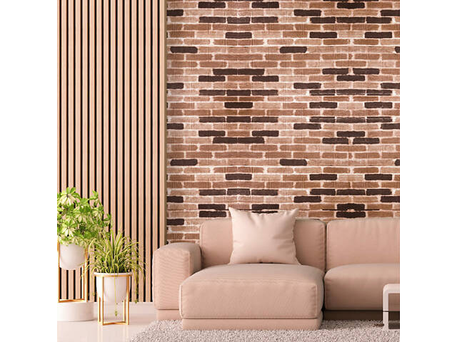 Самоклеюча 3D панель 700х770х3мм Класична цегла (346-3) SW-00001146 - Фото 5