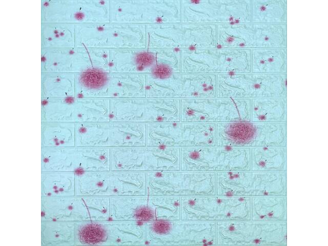 Самоклеюча 3D панель 700х770х4мм Блакитні кульбаби (322) SW-00001362 love-shopping - Фото 1