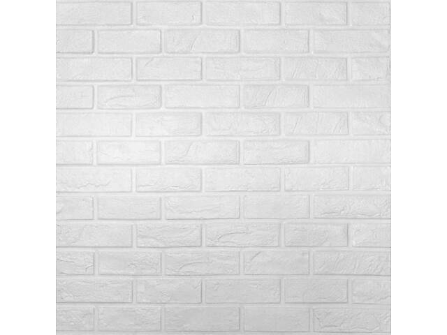 Самоклеюча 3D панель 700х800х8мм Камінь білий (196) SW-00000485 - Фото 1