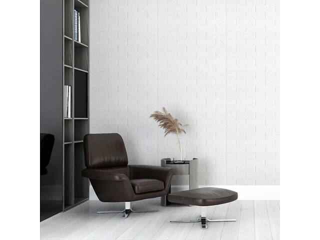 Самоклеящаяся 3D панель под белую кирпичную кладку в рулоне 19600x700x3мм love-shopping - Фото 5