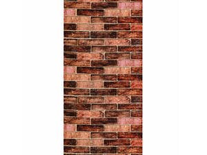 Самоклеящаяся 3D панель под коричневую катеринославскую кирпичную кладку 3080x700x3мм SW-00001768